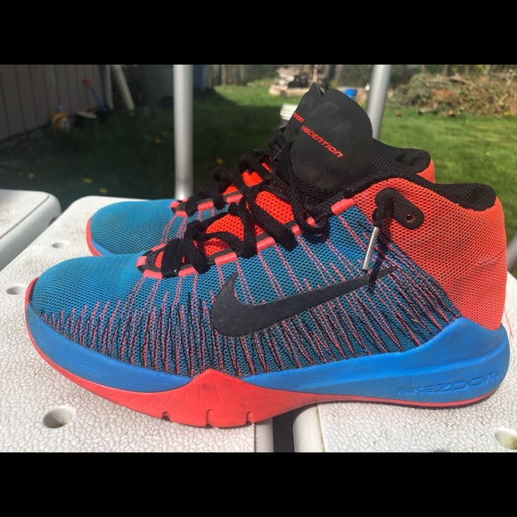 Nike Other - Nike Zoom Ascention Blue/Orange Mesh Sneakers